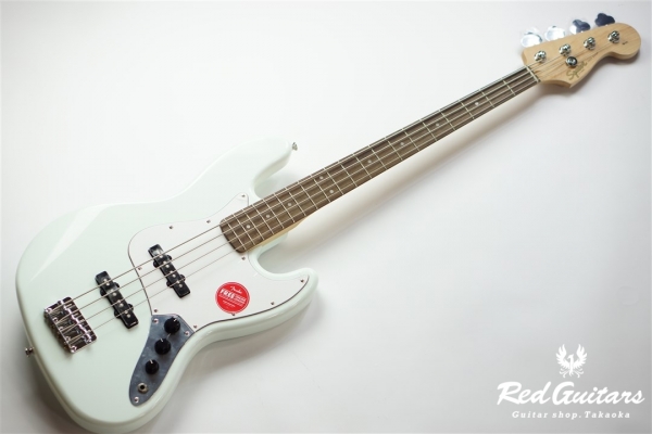 Squier by Fender FSR Affinity Series Jazz Bass - Sonic Blue | Red